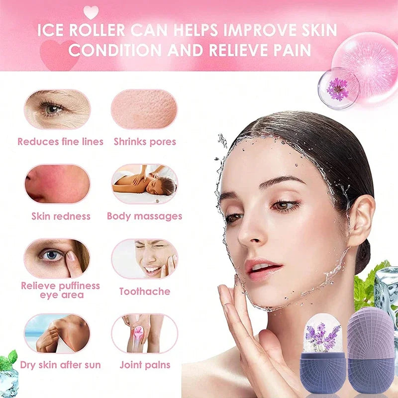Reusable Silicone Ice Roller for Face & Eyes