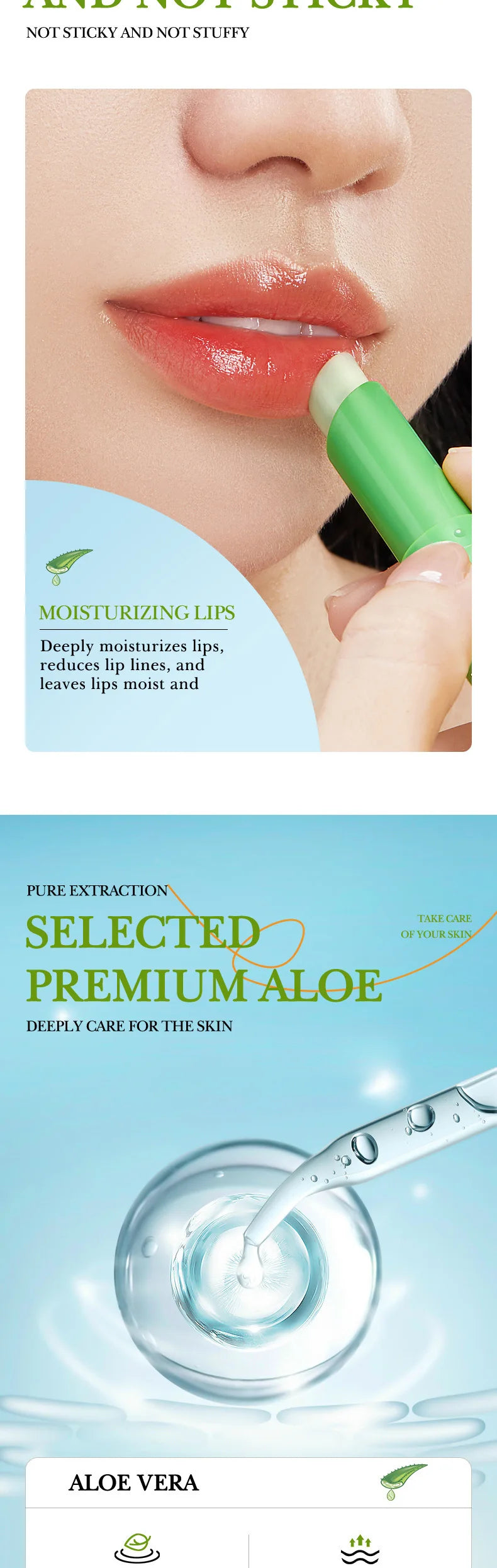 SADOER Aloe Lip Balm