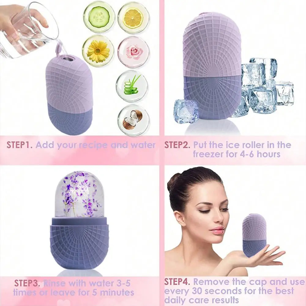 Reusable Silicone Ice Roller for Face & Eyes