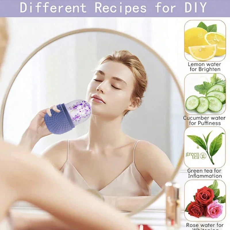 Reusable Silicone Ice Roller for Face & Eyes