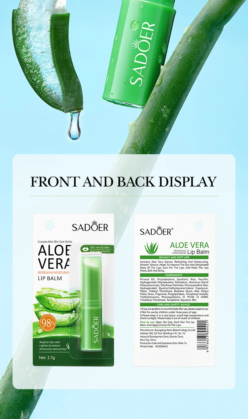 SADOER Aloe Lip Balm