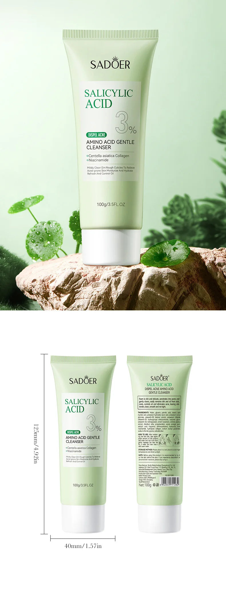 SADOER Salicylic Acid Cleanser (100g)