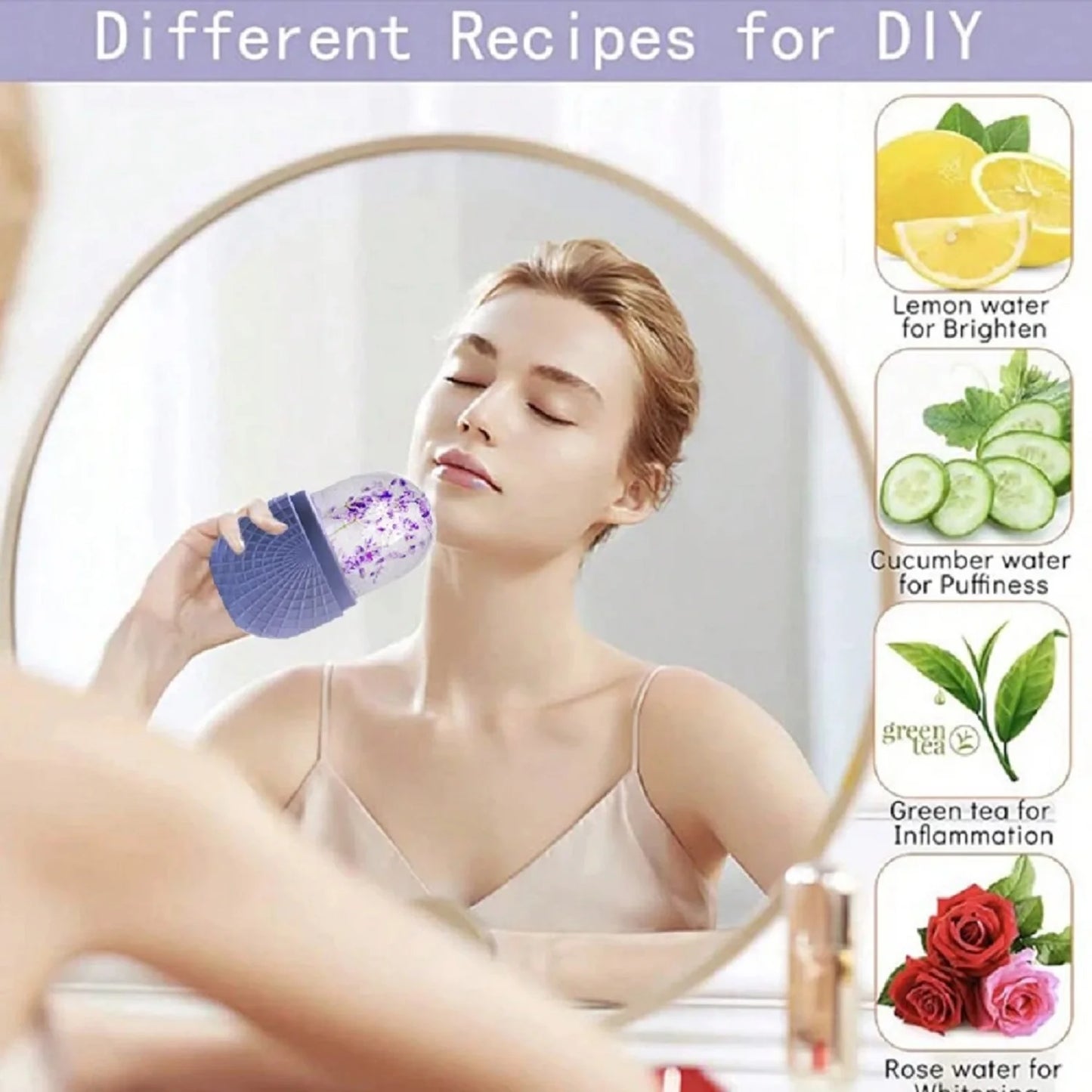 Reusable Silicone Ice Roller for Face & Eyes