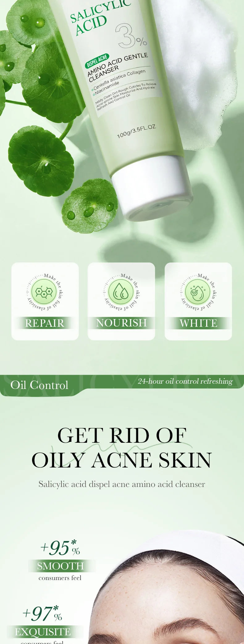 SADOER Salicylic Acid Cleanser (100g)
