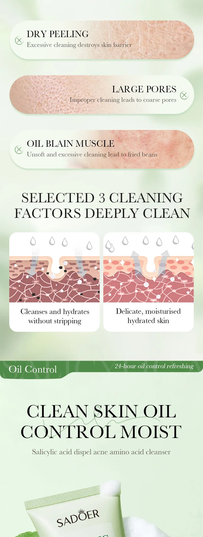SADOER Salicylic Acid Cleanser (100g)